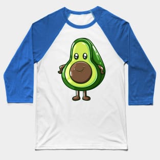 avocado cute illustration Baseball T-Shirt